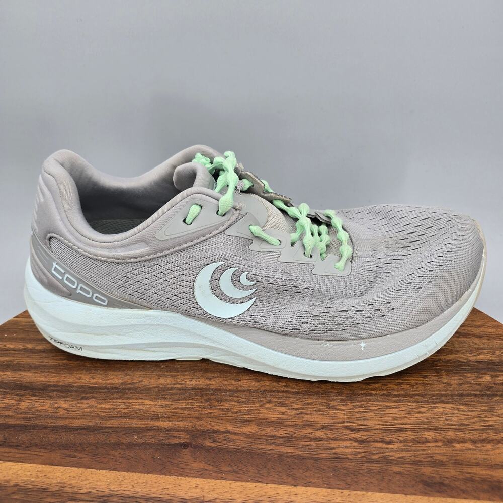 Topo Athletic Phantom 3 Shoes Womens 9 Gray Stone Athletic Running Sneakers